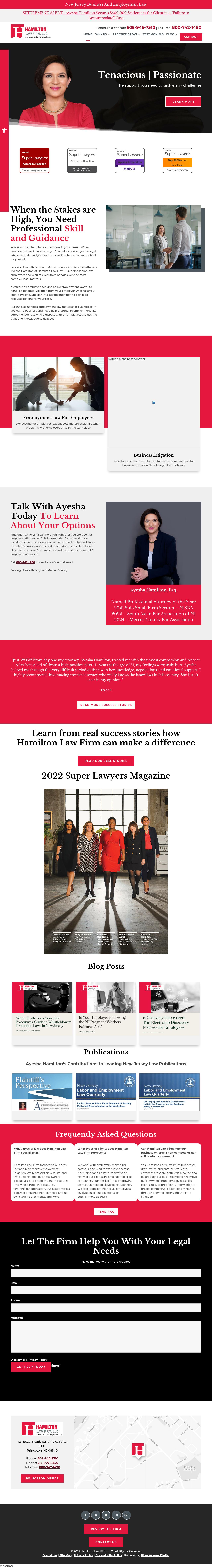 Hamilton Law Firm, P.C. - Princeton NJ Lawyers