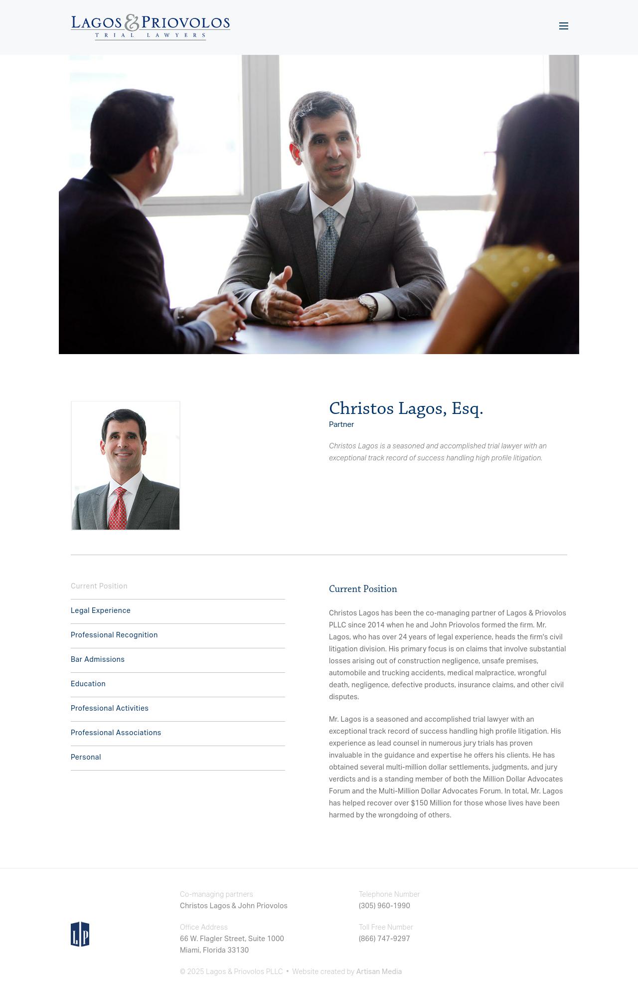 Lagos & Priovolos PLLC - Miramar FL Lawyers