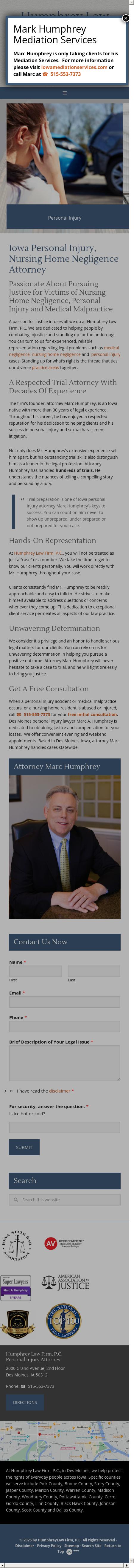 Humphrey Law Firm, P.C. - Des Moines IA Lawyers