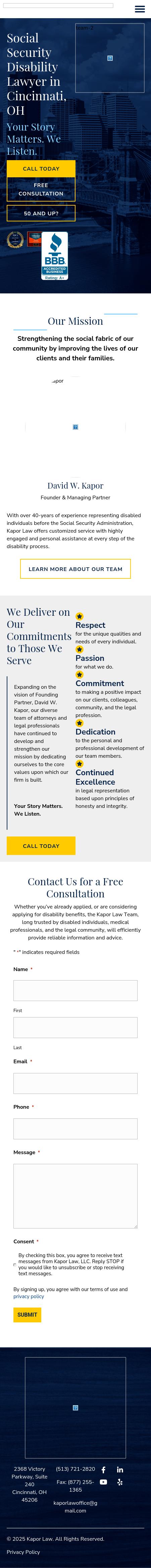 Law Office of David W. Kapor & Associates - Cincinnati OH Lawyers