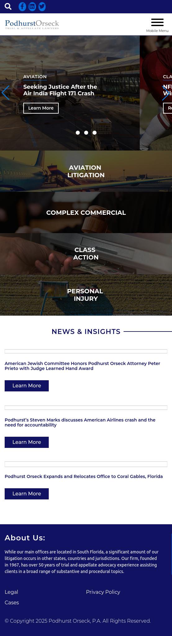 Podhurst Orseck PA - Miami FL Lawyers