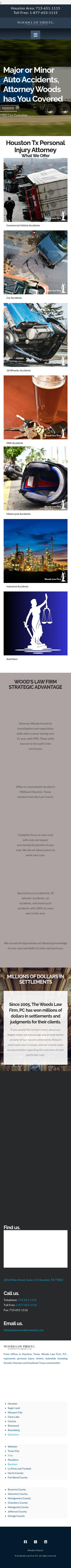 Woods Law Firm, P.C. - Houston TX Lawyers