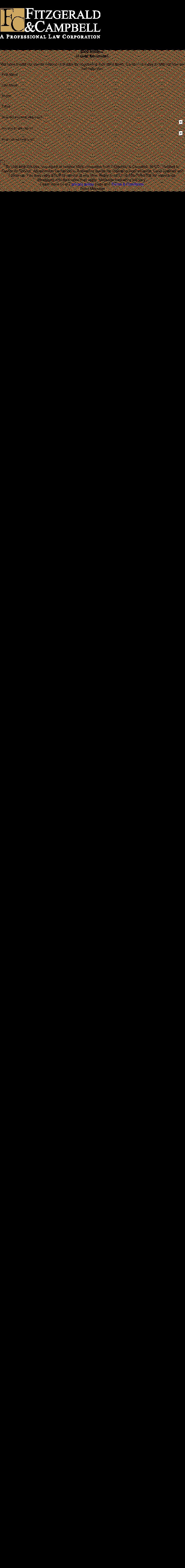 Fitzgerald Campbell, A Professional Law Corporation - Orange CA Lawyers